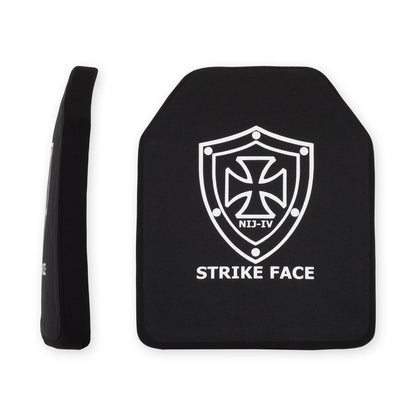 10"x12" Multi - Curved SAPI Front Plate - Ceramic (AlO) - Shield Defence Solution