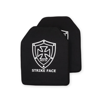 10"x12" Multi - Curved SAPI Front Plate - Ceramic (AlO) - Shield Defence Solution