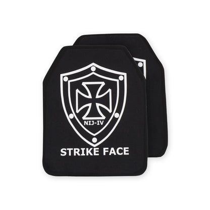 10"x12" Single Curve SAPI Front Plate - Ceramic (AlO) - Shield Defence Solution