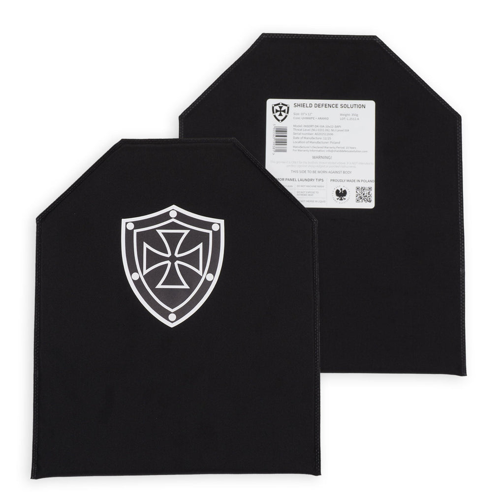 25 × 30 cm SAPI Soft Armor Panels – Front & Back Protection