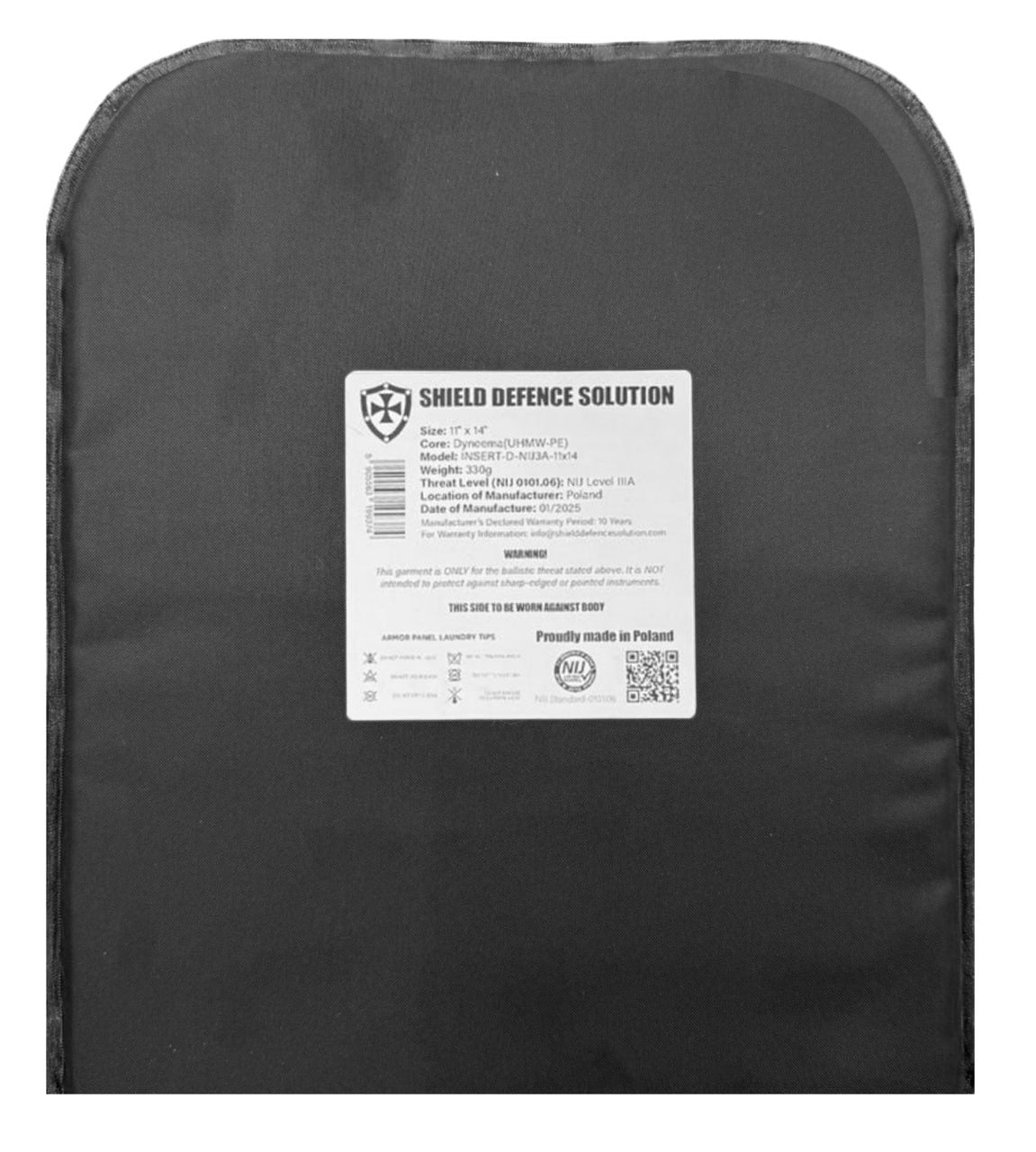 11"x14" Soft Armor Insert for Backpack