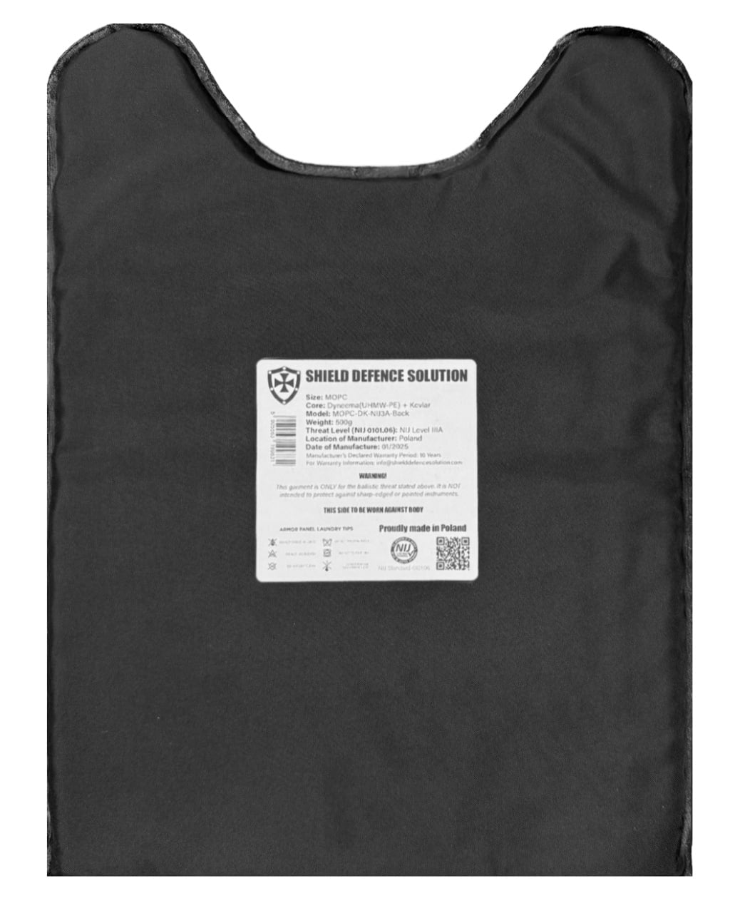 MOPC Soft Armor Inserts – Front & Back Protection Set