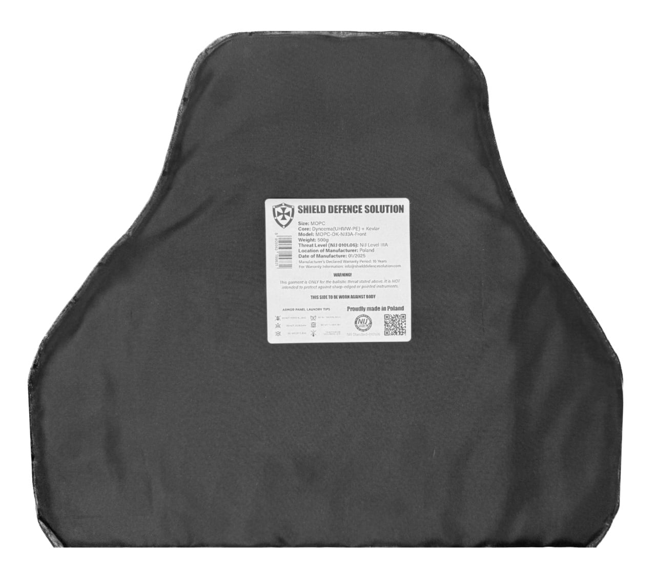 MOPC Soft Armor Inserts – Front & Back Protection Set