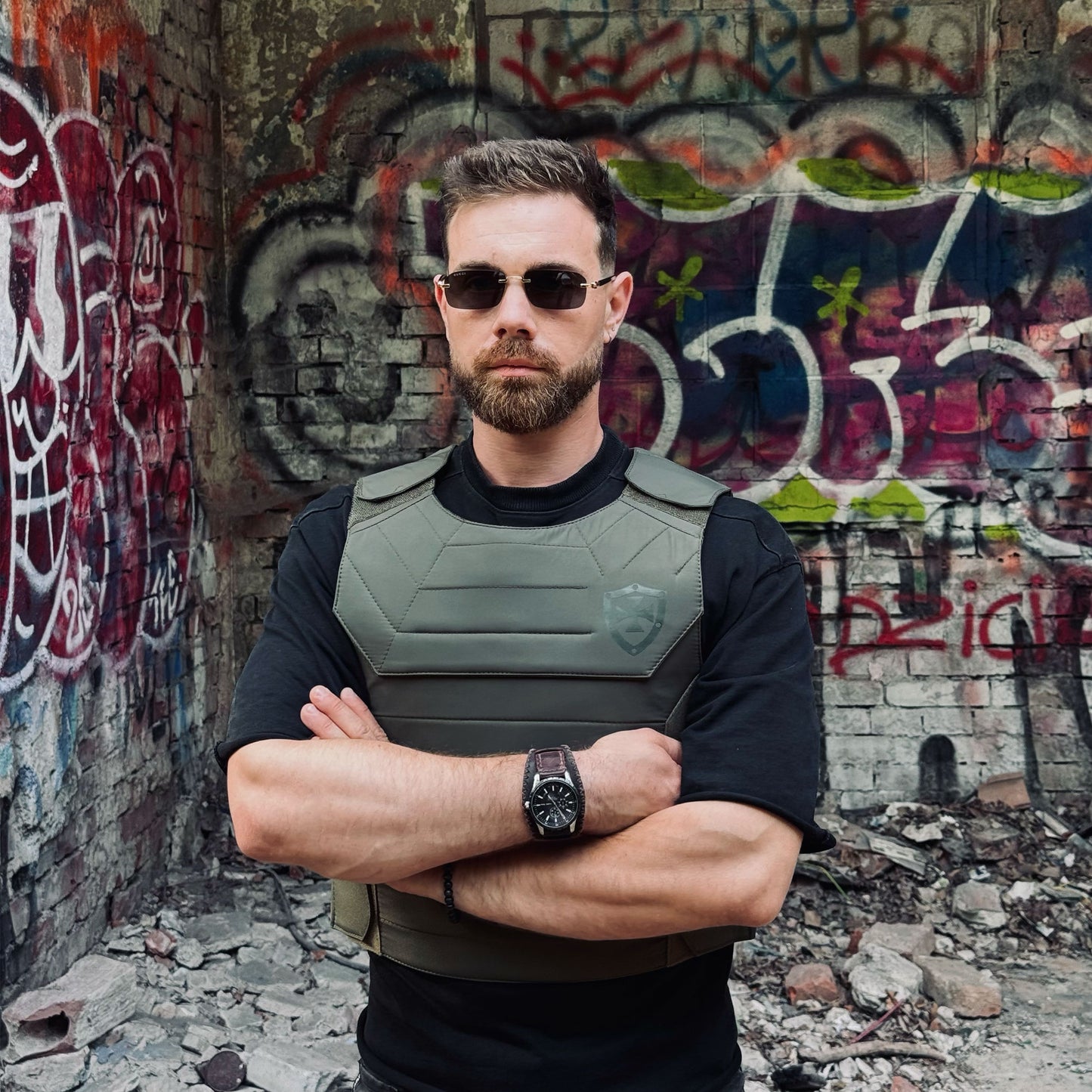 Bulletproof Outer Vest – Green
