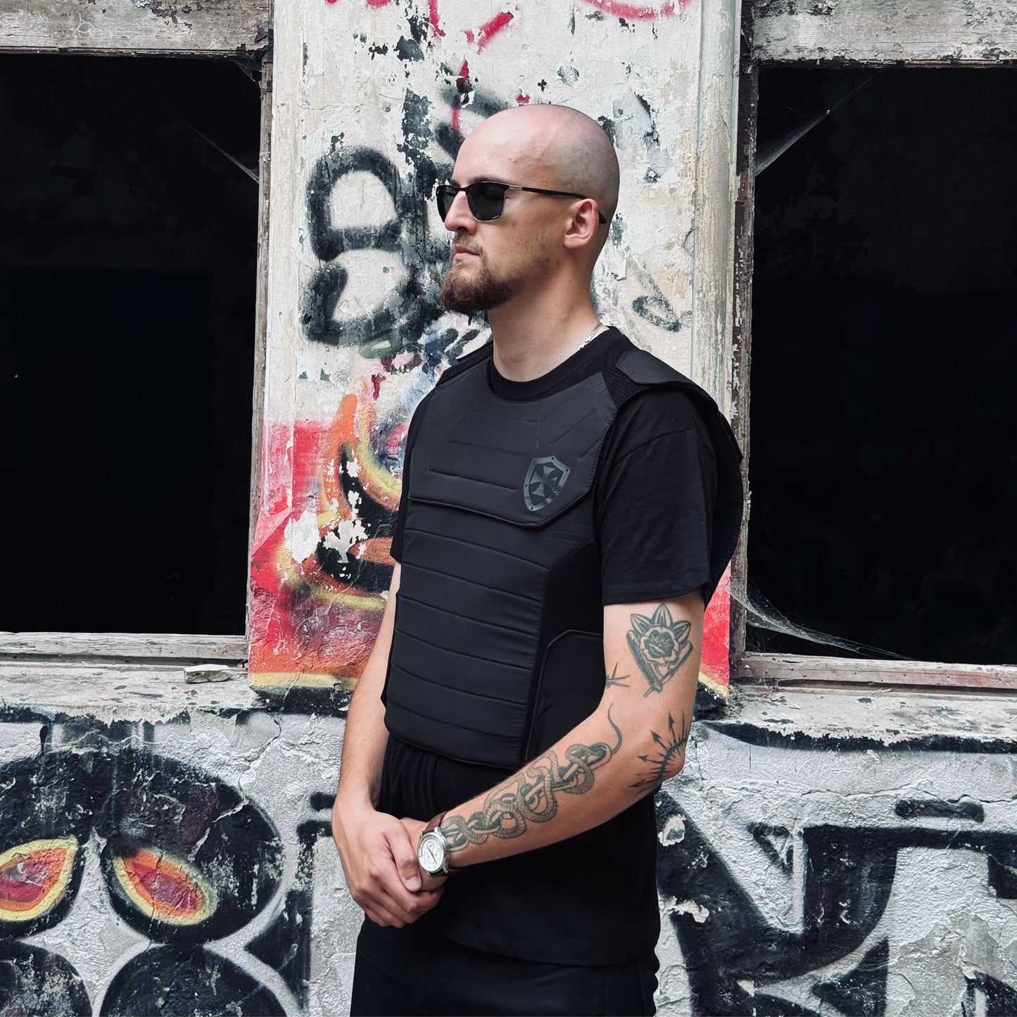 Bulletproof Outer Vest – Black