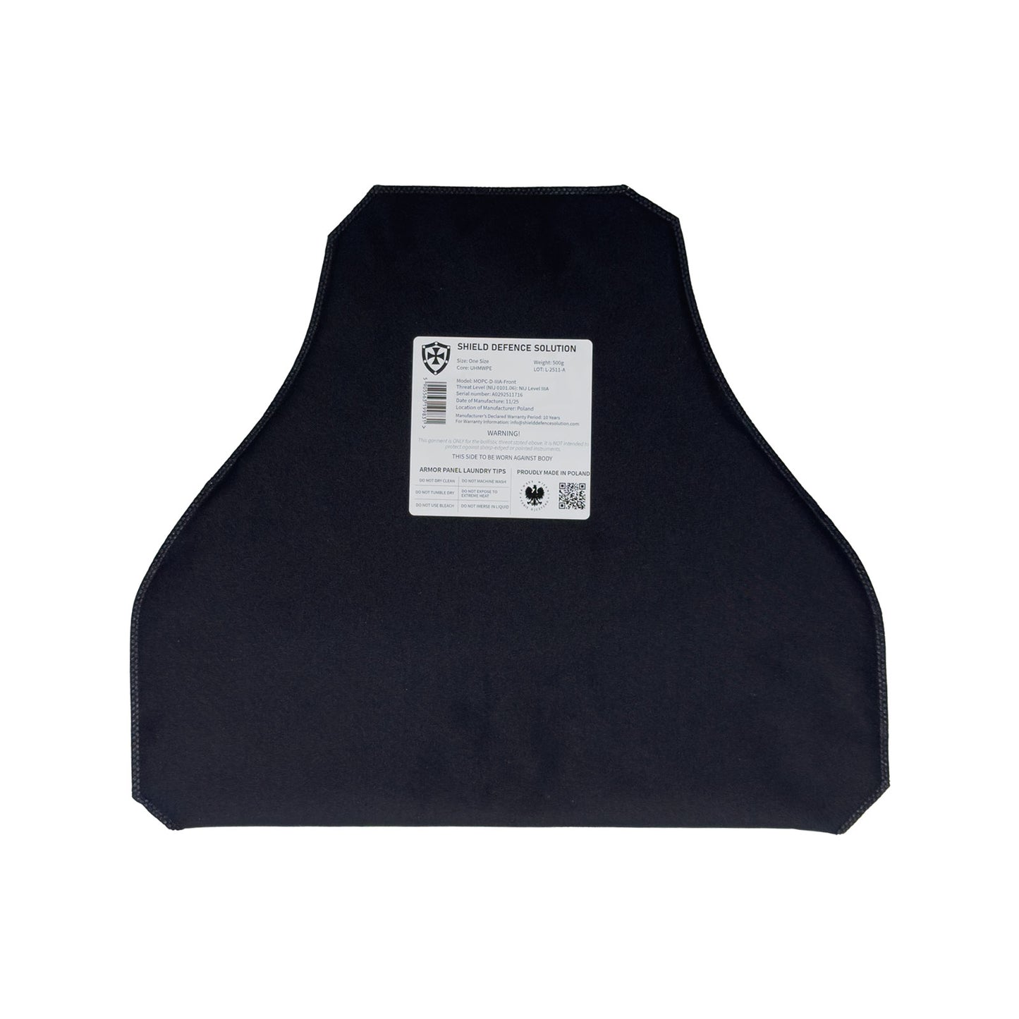 MOPC Soft Armor Inserts – Front & Back Protection Set