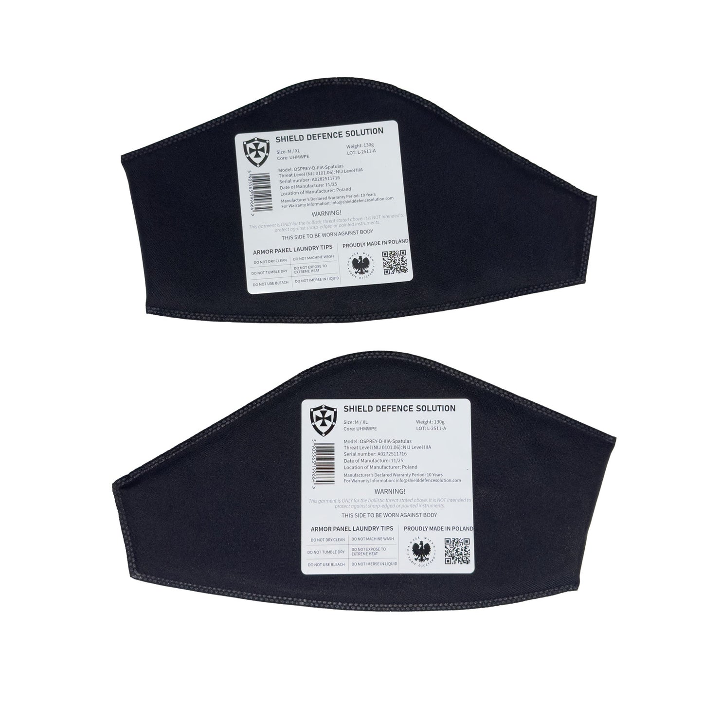 Osprey Shoulder Blades Inserts