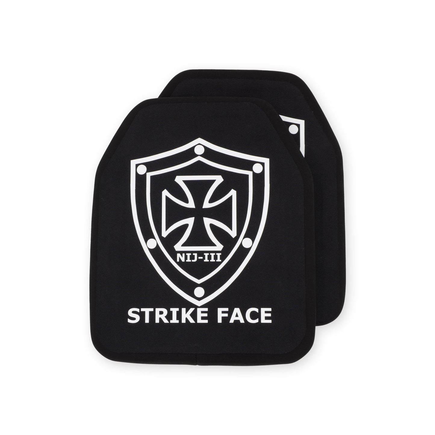 10"x12" Single Curved Front & Flat Back Plates