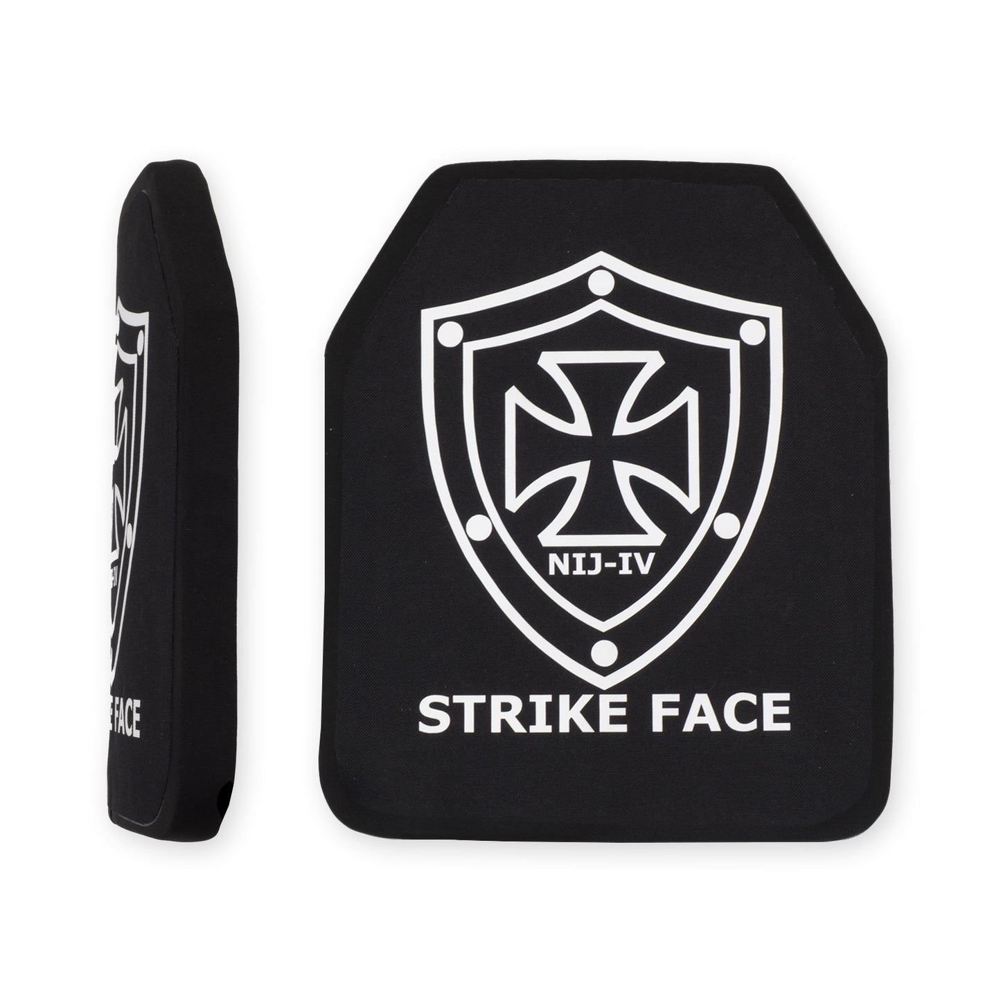 10"x12" Single Curve SAPI Front Plate - Ceramic (AlO)