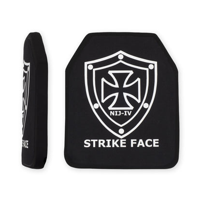 10"x12" Single Curve SAPI Front Plate - Ceramic (AlO)