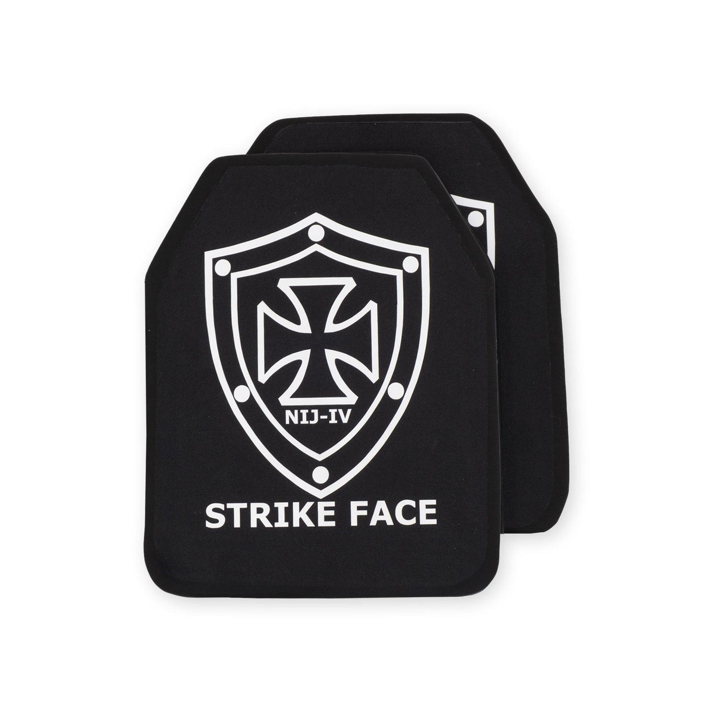 10"x12" Single Curve SAPI Front Plate - Ceramic (AlO)