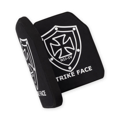 10"x12" Single Curve SAPI Front Plate - Ceramic (AlO)