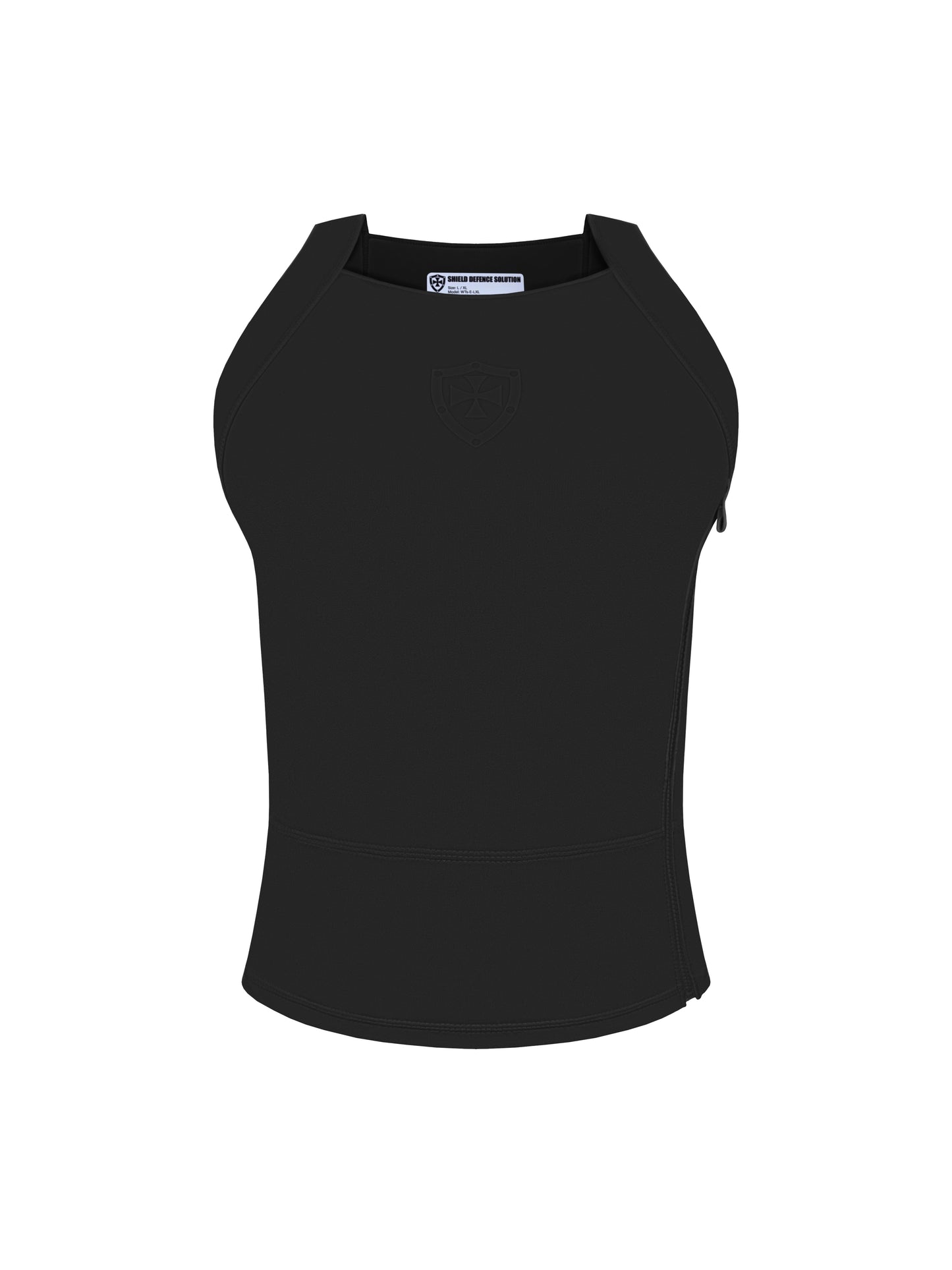 Bulletproof Concealable Expanded T-shirt - Black - Shield Defence Solution