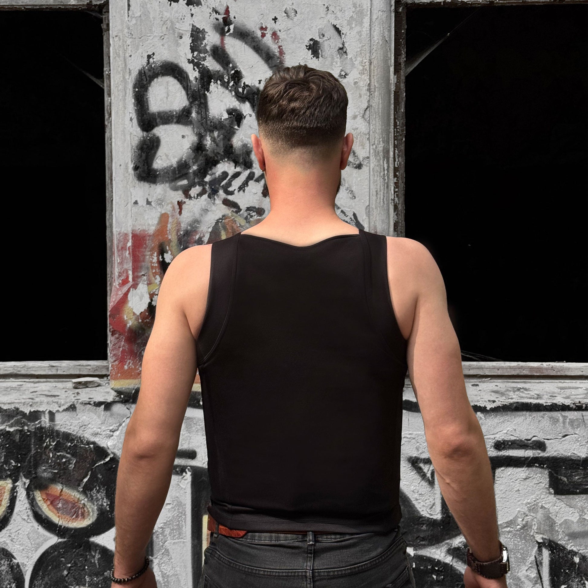 Bulletproof Concealable Expanded T-shirt - Black - Shield Defence Solution