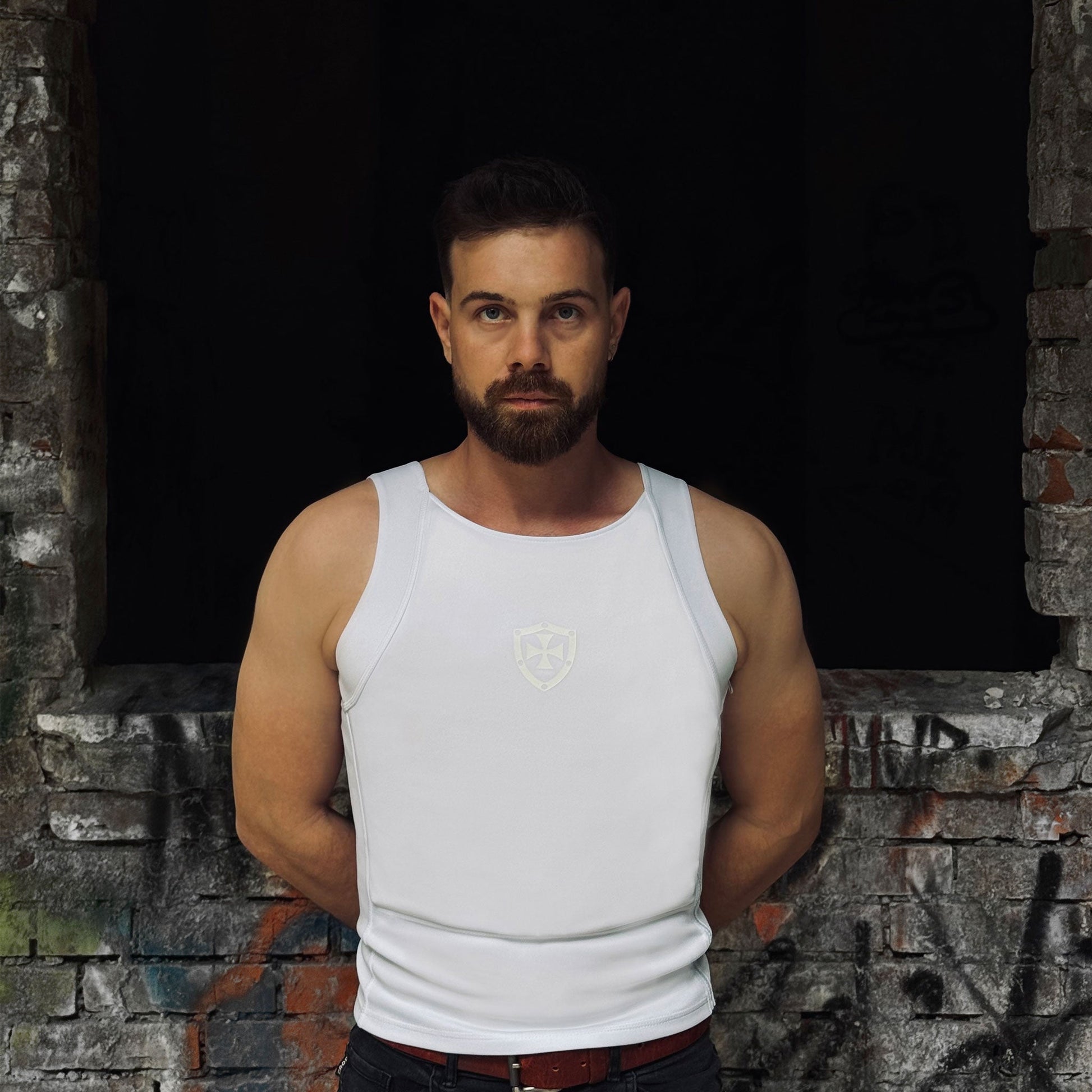 Bulletproof Concealable Expanded T-shirt - White - Shield Defence Solution