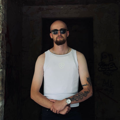 Bulletproof Concealable Expanded T-shirt - White - Shield Defence Solution