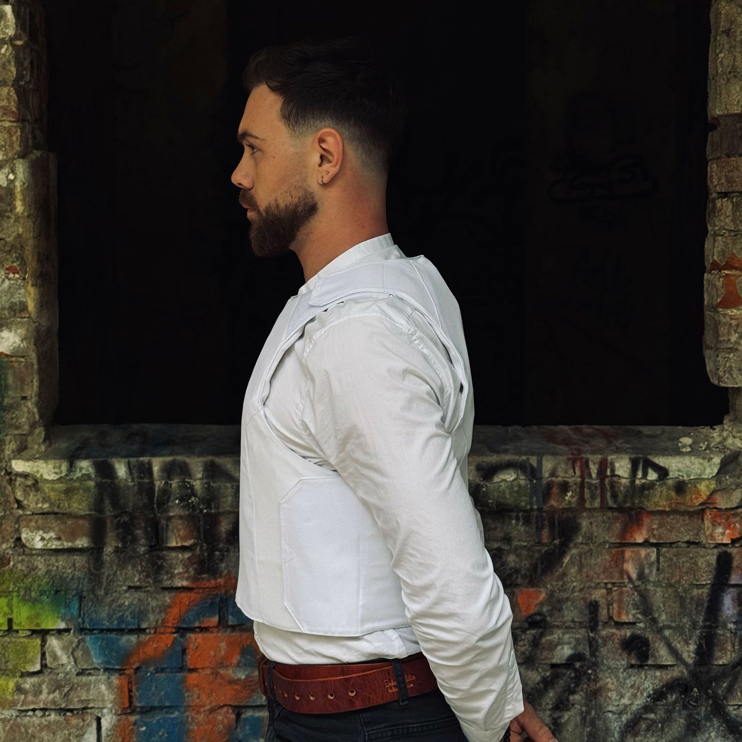 Bulletproof Inner Vest – White - Shield Defence Solution