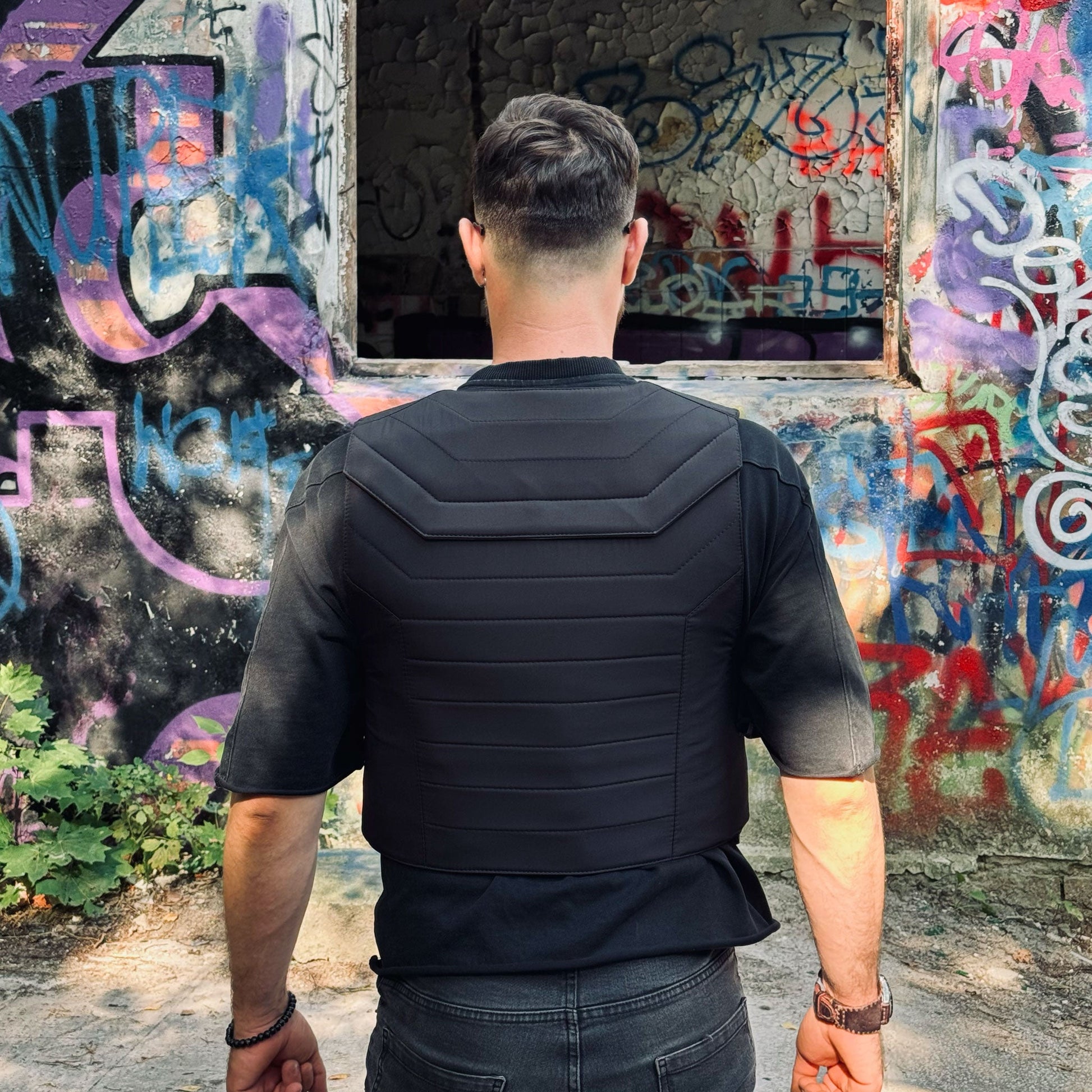 Bulletproof Outer Vest – Black - Shield Defence Solution