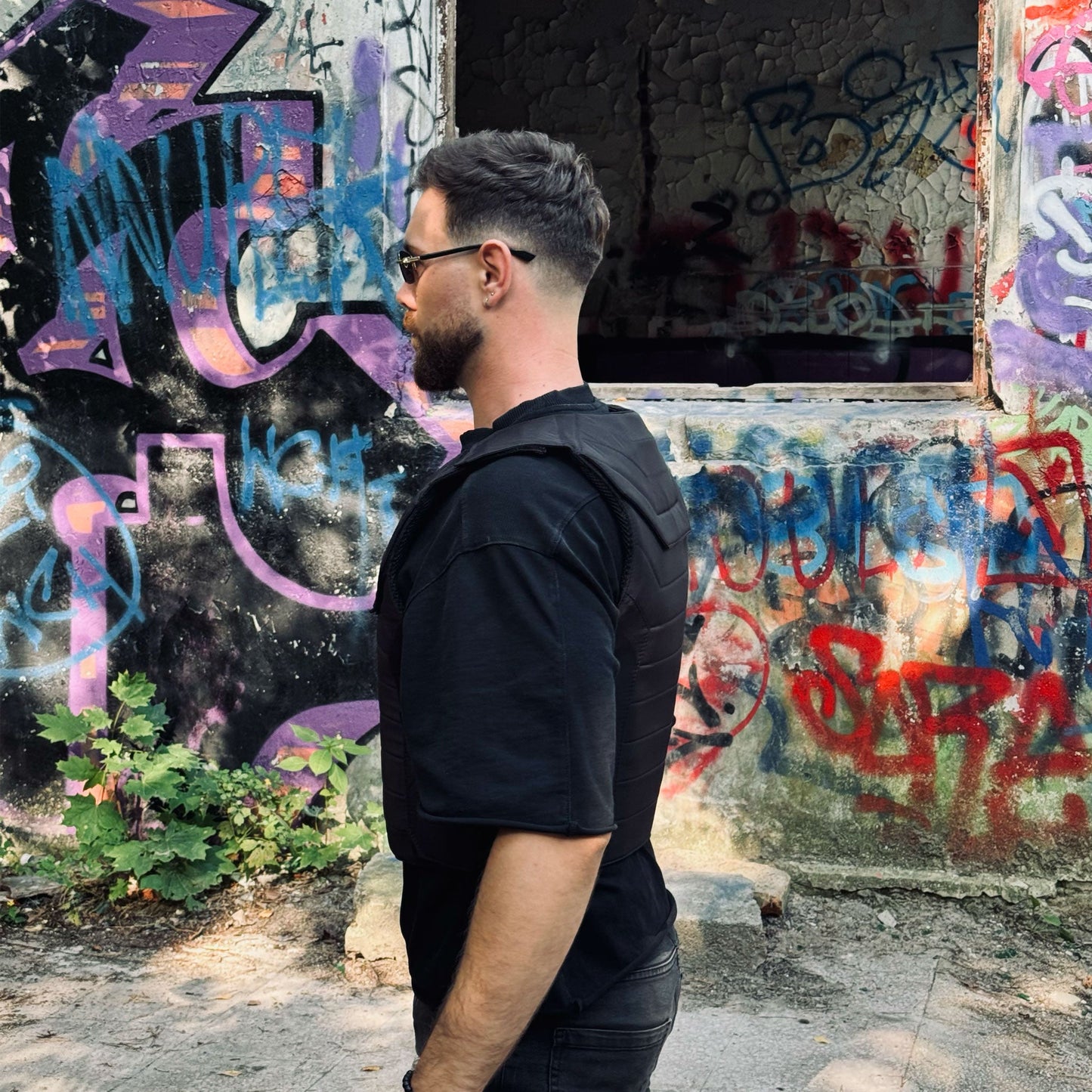 Bulletproof Outer Vest – Black - Shield Defence Solution