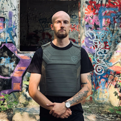 Bulletproof Outer Vest – Green - Shield Defence Solution