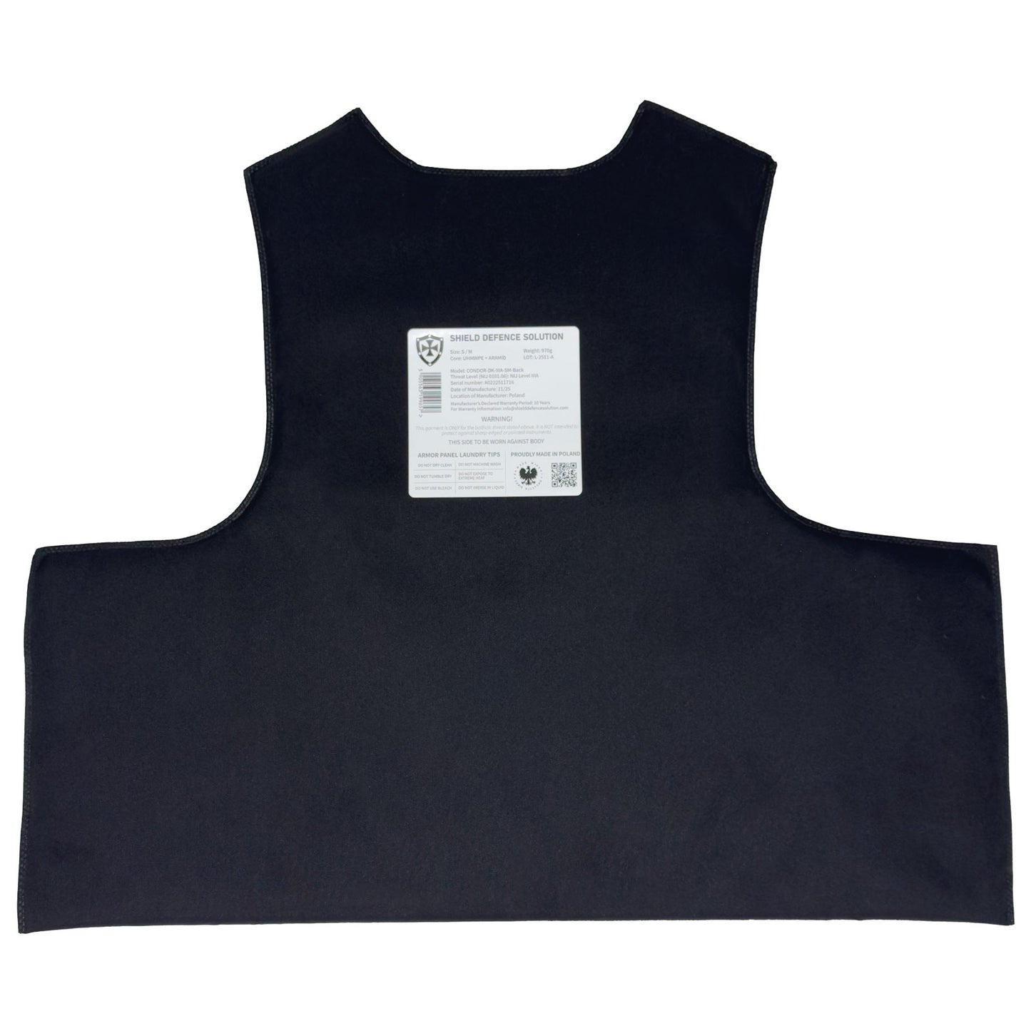 Soft Armor Inserts for Condor, BALCS, CIRAS, Blackhawk