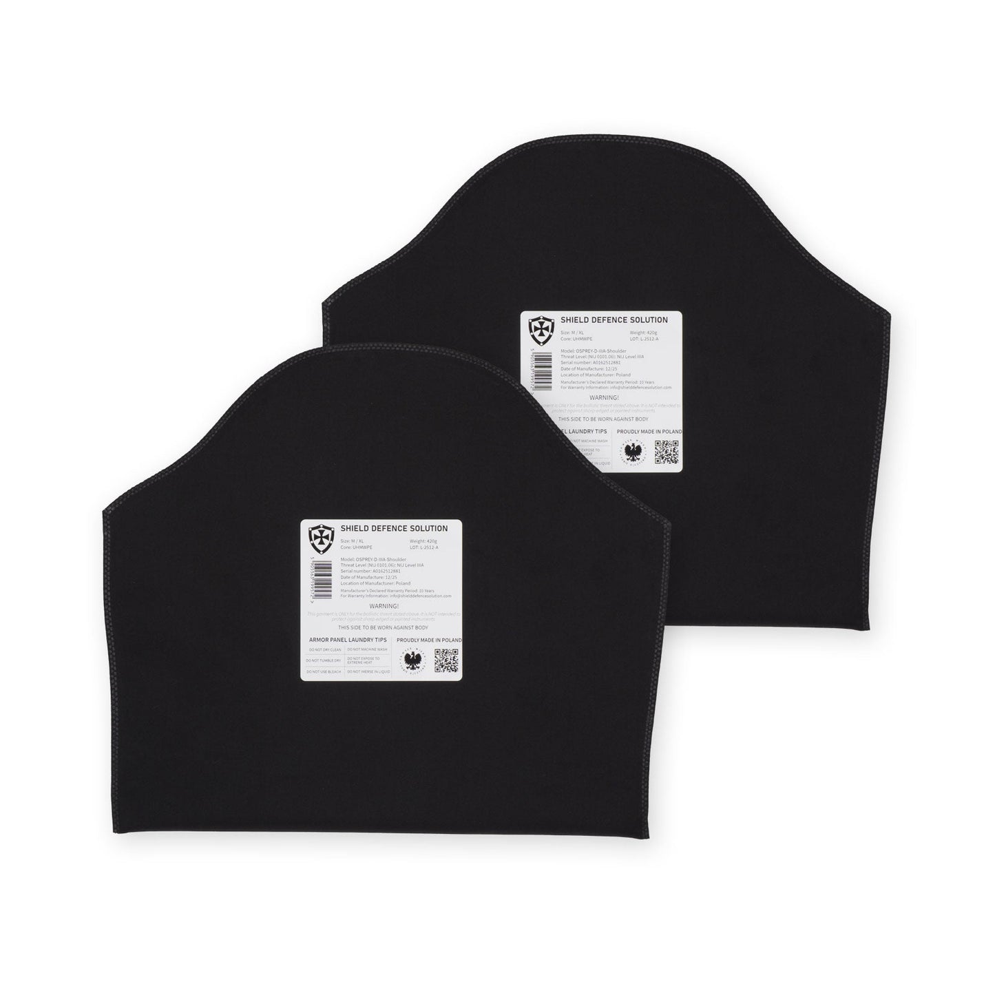 Osprey Shoulder Pad Inserts - Shield Defence Solution