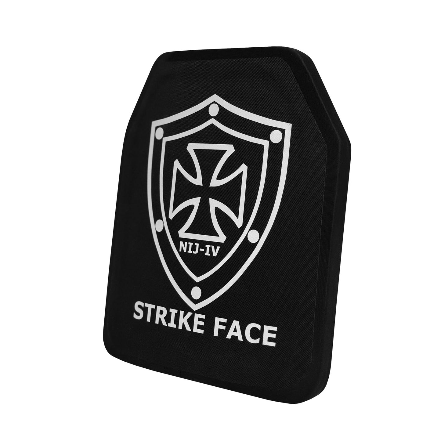 10"x12" Single Curve SAPI Front Plate - Ceramic (AlO)