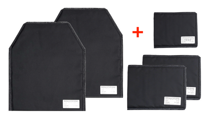 11"x14" Soft Armor Insert Set | Front, Back & Side Panels | UHMWPE (Dyneema) & Kevlar