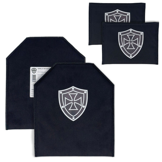 10"x12" Soft Armor Insert Set SAPI | Front, Back, Side Panels