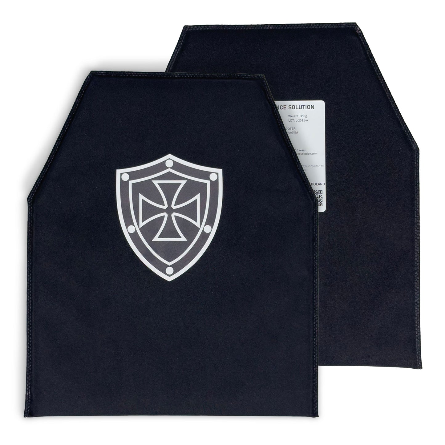 10"x12" Soft Armor Insert Panels Shooters Cut | Front & Back Protection