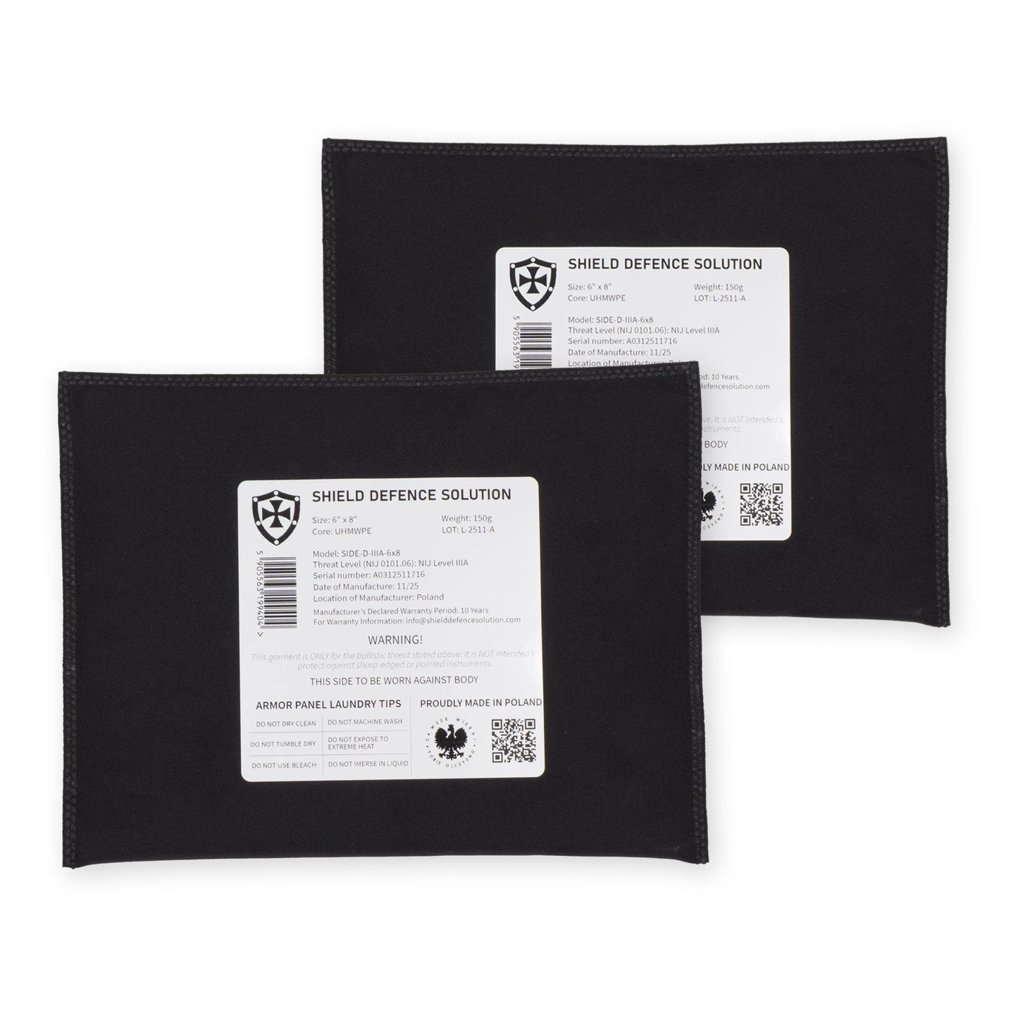 Side Inserts for Cummerbund - Shield Defence Solution