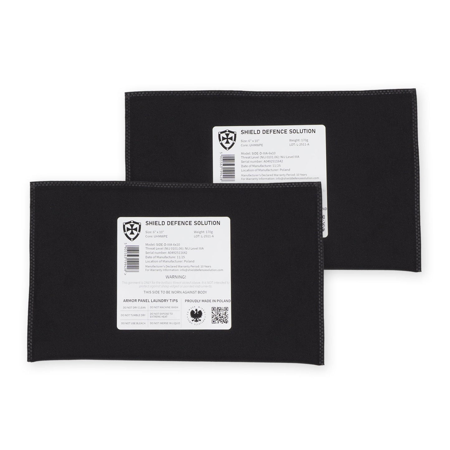 Side Inserts for Cummerbund - Shield Defence Solution