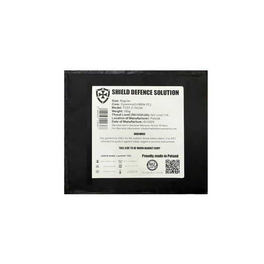 Test Ballistic Insert